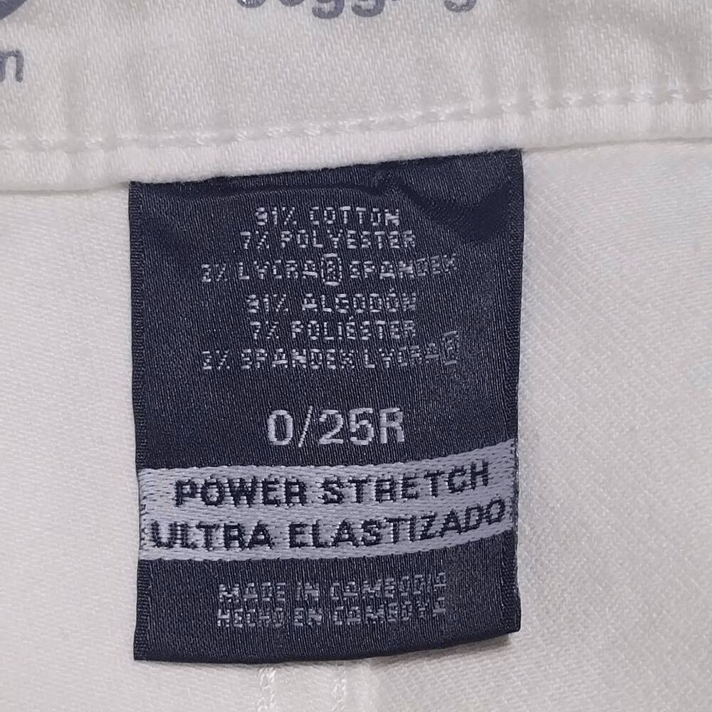 Mossimo White High Rise Jegging Crop Jeans Sz 0 Stretchy Denim - Picture 6 of 6